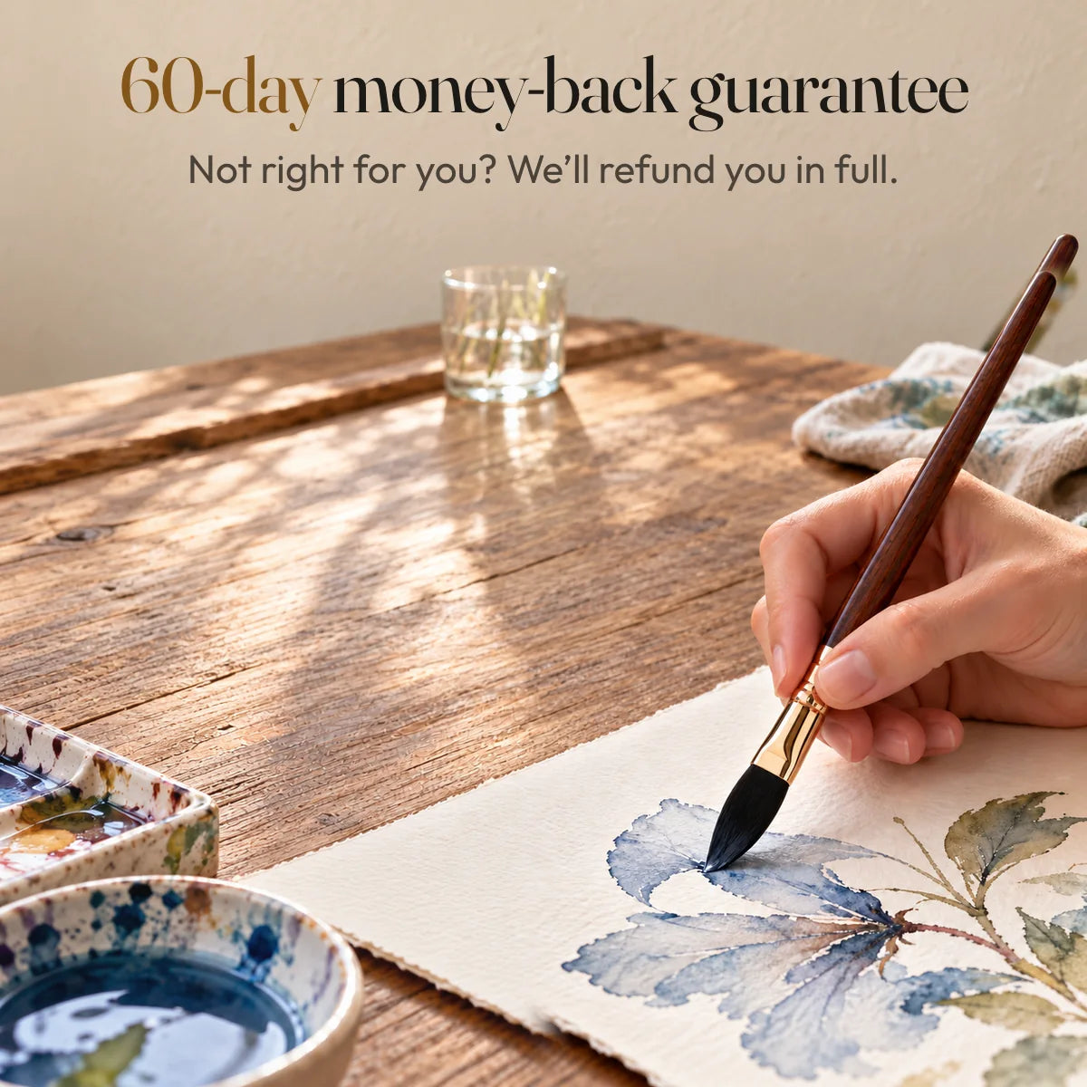 60-day money-back guarantee. Not right for you? We’ll refund you in full.