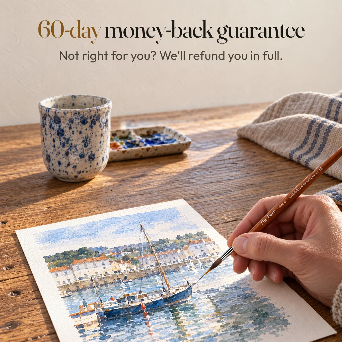 60-day money-back guarantee. Not right for you? We’ll refund you in full.