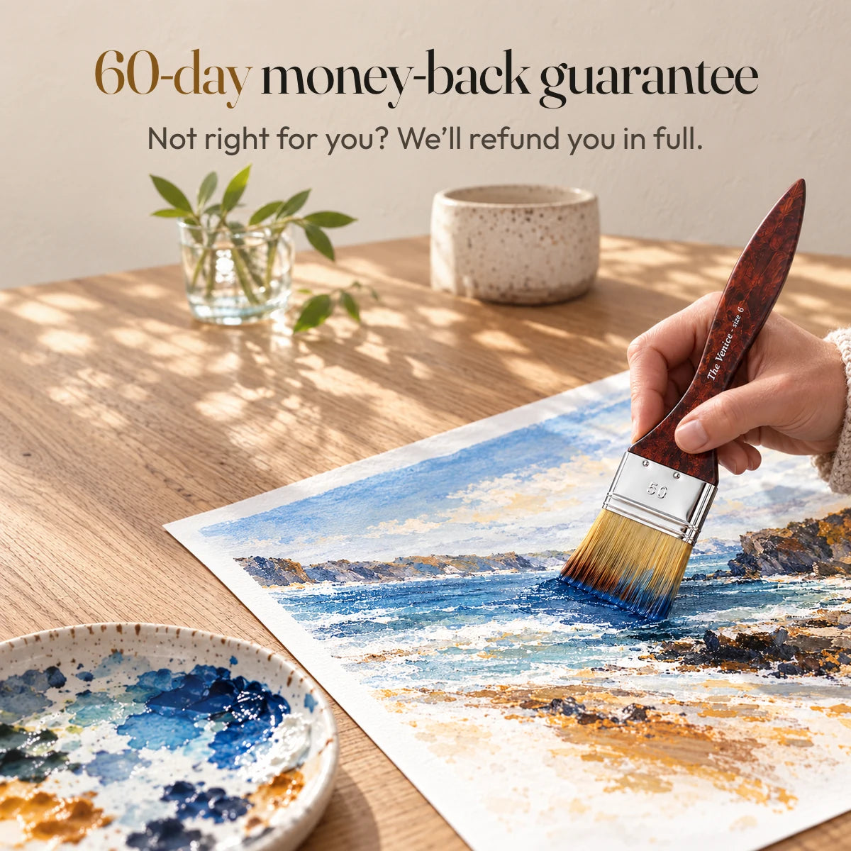 60-day money-back guarantee. Not right for you? We’ll refund you in full.