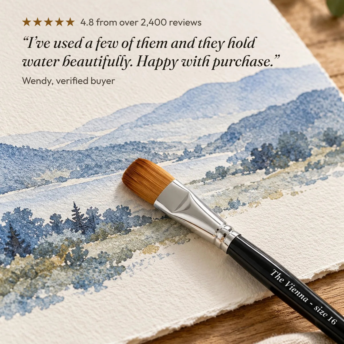 4.8 from over 2,400 reviews. “I’ve used a few of them and they hold water beautifully. Happy with purchase.” Wendy, verified buyer.